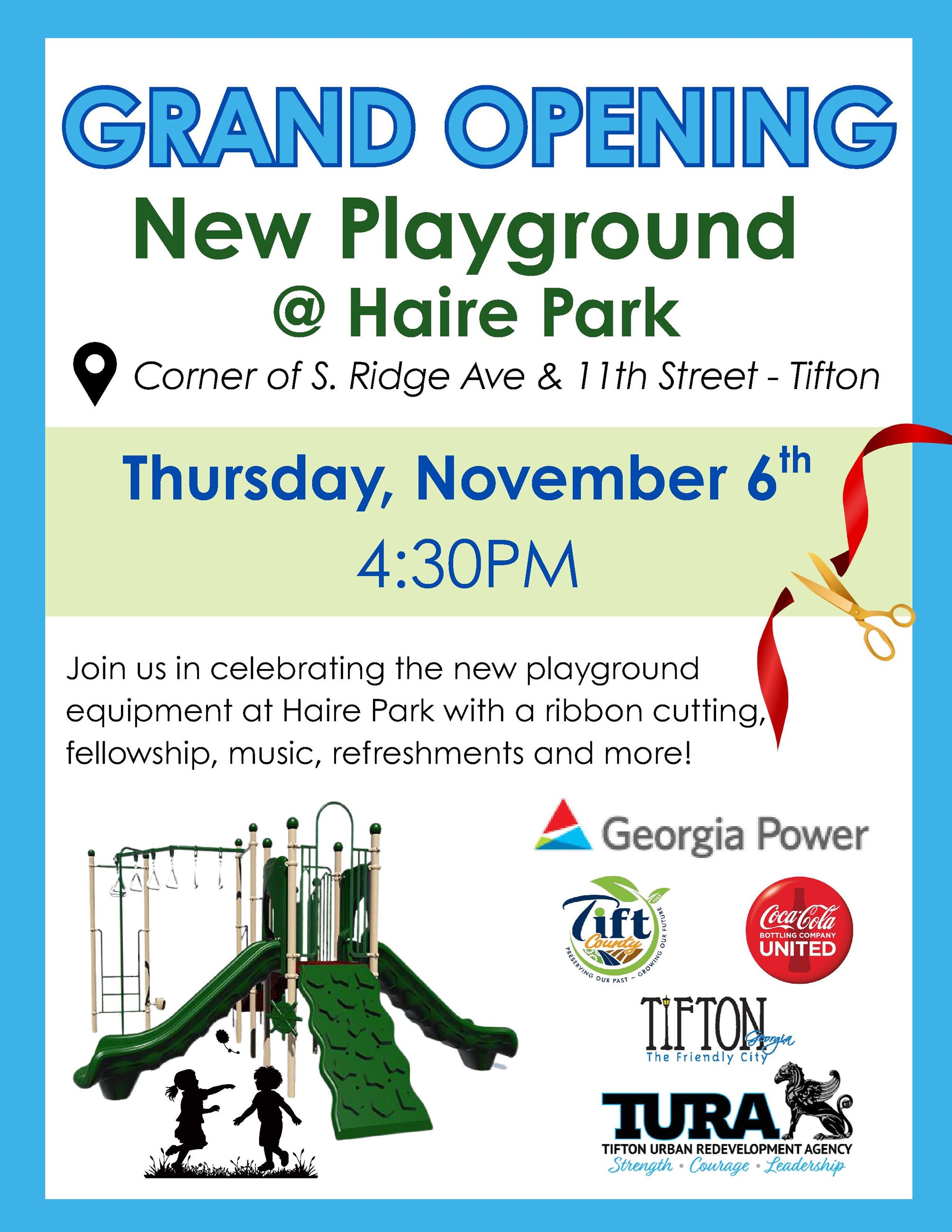 GRAND OPENING-Haire Park