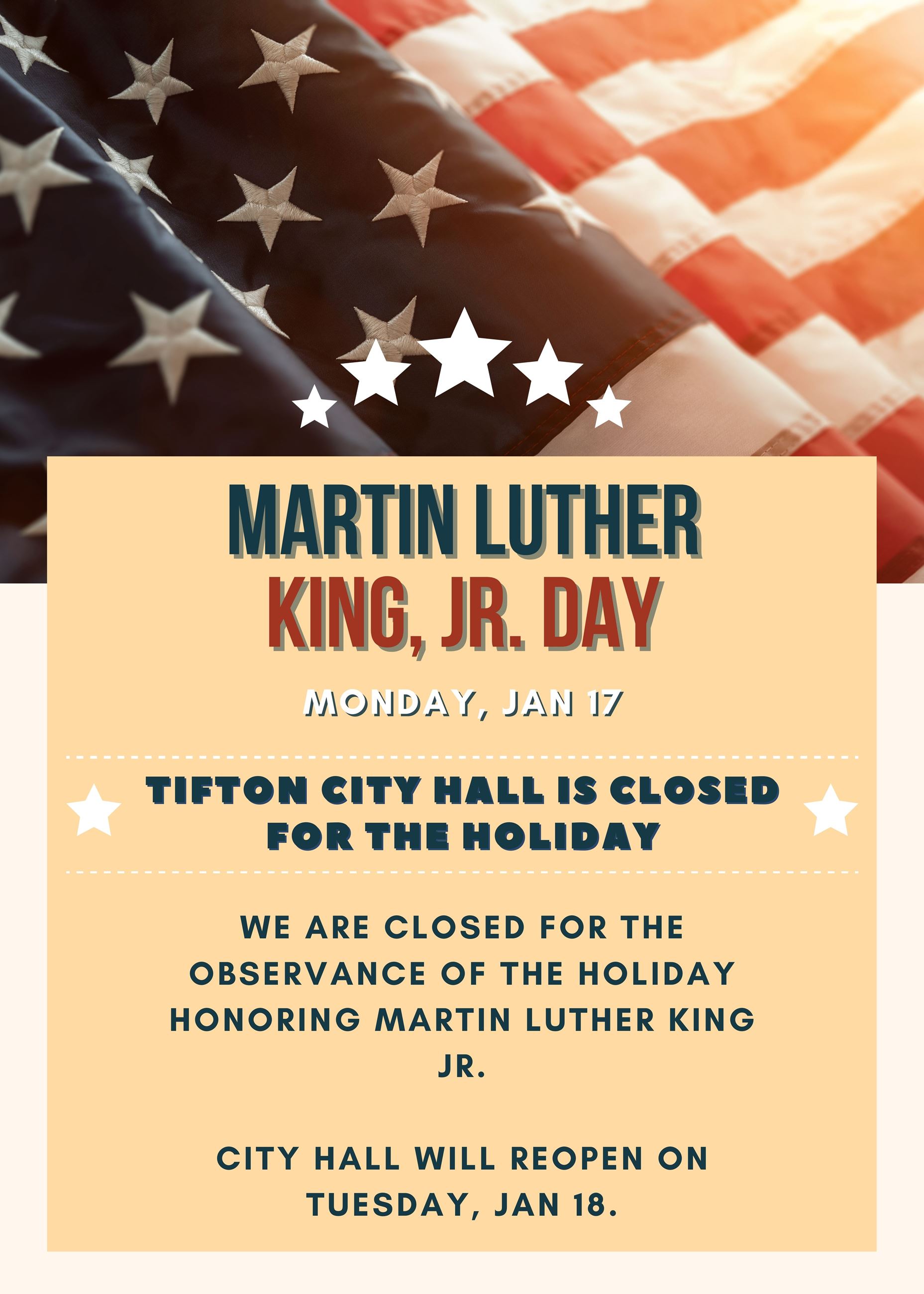 Flyer Website - MLK Closing