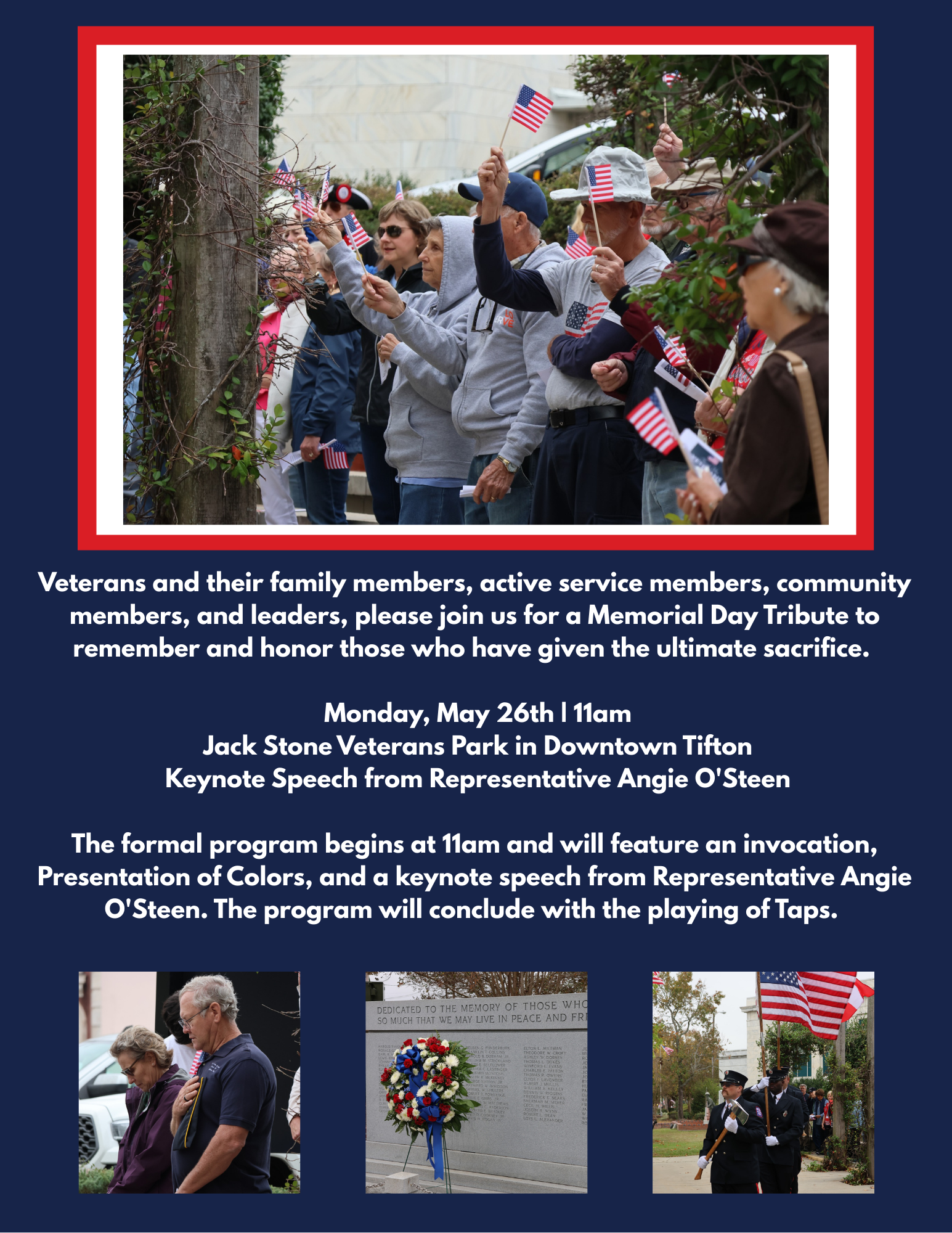 2025 Memorial Day Tribute - Information