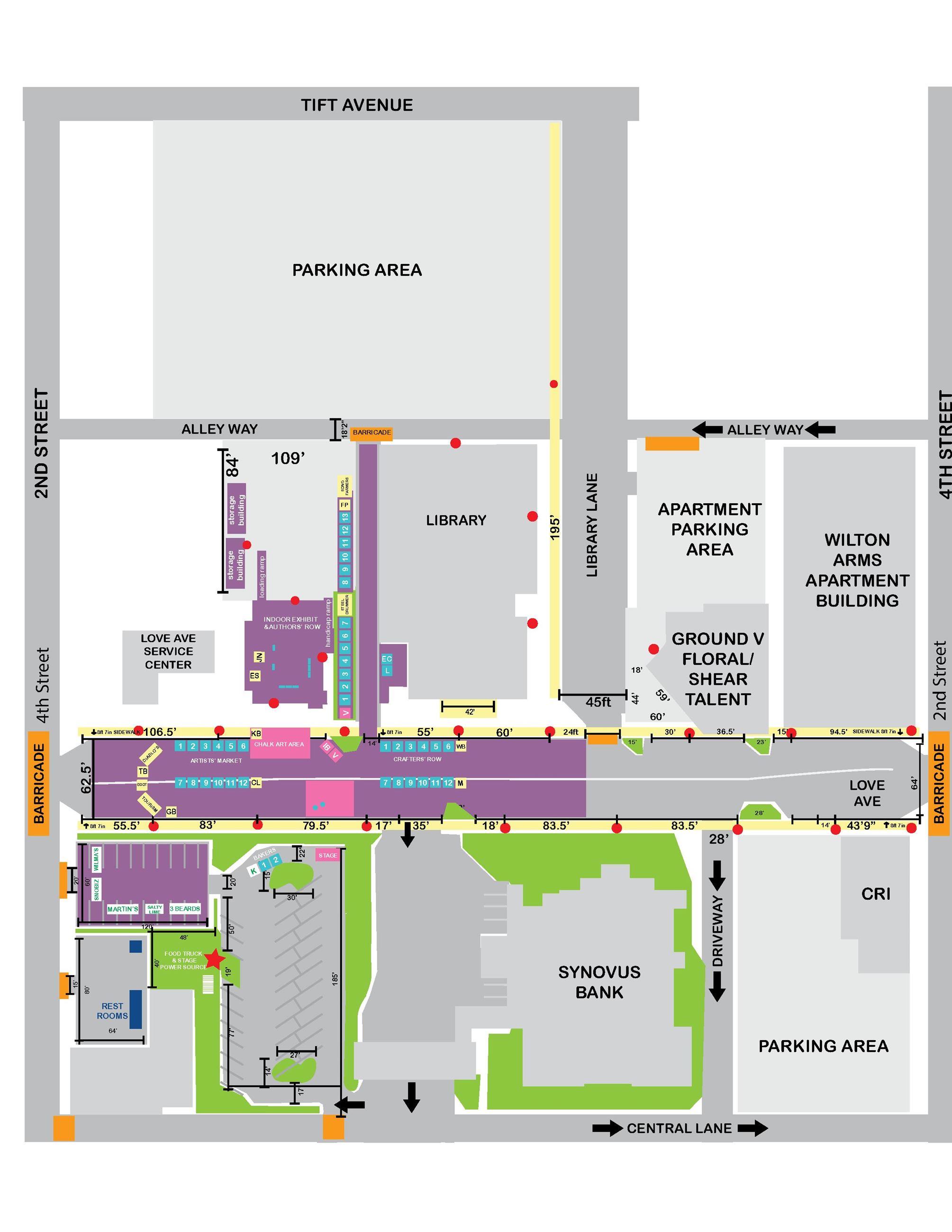 Arts Affair Map 2025